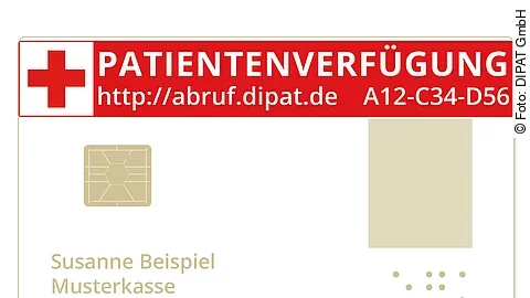 Online Patientenverfügung von Dipat