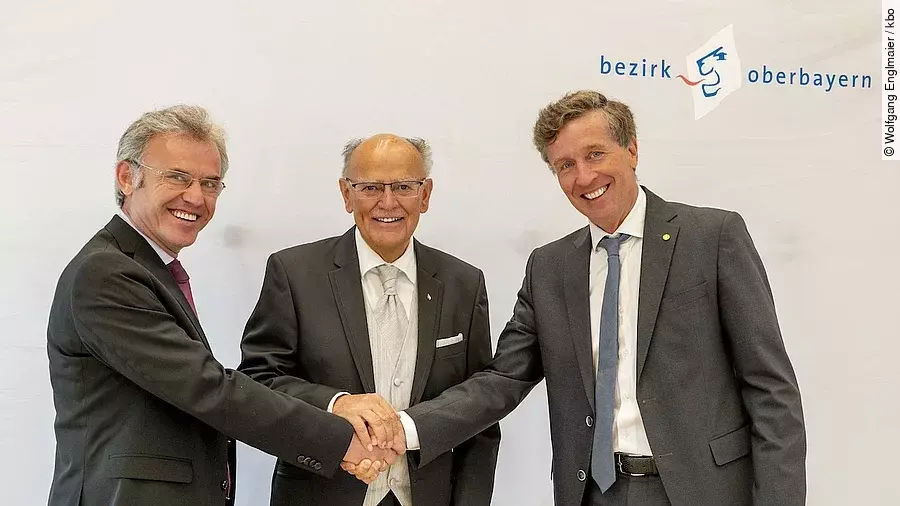 Franz Podechtl, Josef Mederer und Martin Spuckti