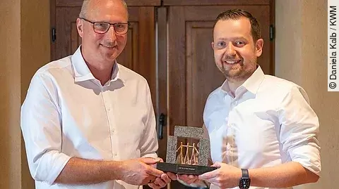 Volker Sauer und Dominik Landeck