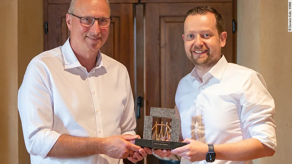 Volker Sauer und Dominik Landeck