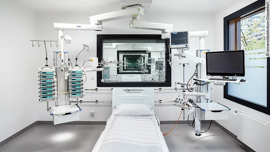 Covid-19 Modulbau Bett Uniklinik Düsseldorf Covid-19 Modulbau Bett Uniklinik Düsseldorf