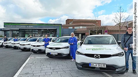 Dienstwagen-Übergabe