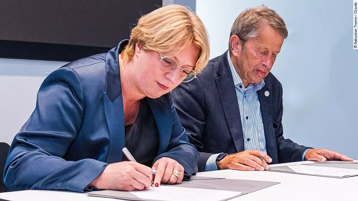 Sonja Pierer und Prof. Kroemer