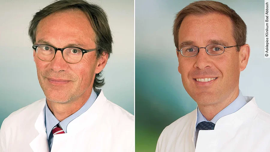 Dr. Georg Bonnländer (links) übernimmt als Ärztlicher Direktor für die nächsten zwei Jahre. Dr. Patrick Hoffstetter (rechts) wurde zu seinem Stellvertreter berufen.