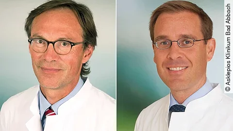 Neue Ärztliche Direktion am Asklepios Klinikum Bad Abbach Dr. Georg Bonnländer (links) übernimmt als Ärztlicher Direktor für die nächsten zwei Jahre. Dr. Patrick Hoffstetter (rechts) wurde zu seinem Stellvertreter berufen.