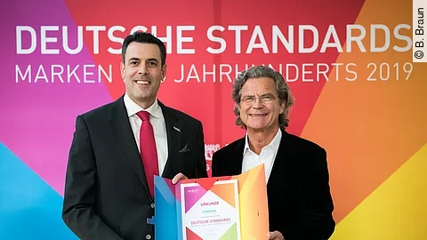 B. Braun jetzt auch Marke des Jahrhunderts B. Braun ,Marke des Jahrhunderts