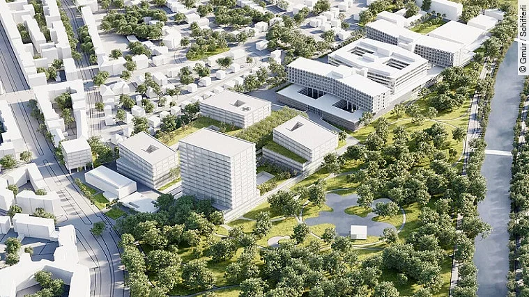 Luftbild – Zukunftsvision CBF