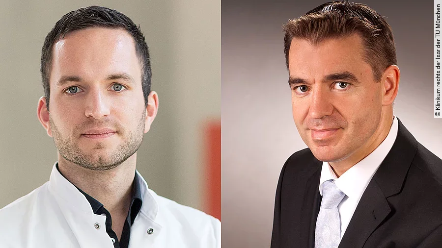 Dr. Christoph Spinner (links), CMIO und Andreas G. Henkel (rechts), CIO am Klinikum rechts der Isar der TU München.