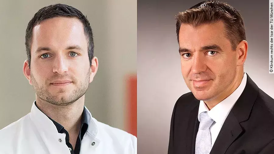 Dr. Christoph Spinner (links), CMIO und Andreas G. Henkel (rechts), CIO am Klinikum rechts der Isar der TU München.