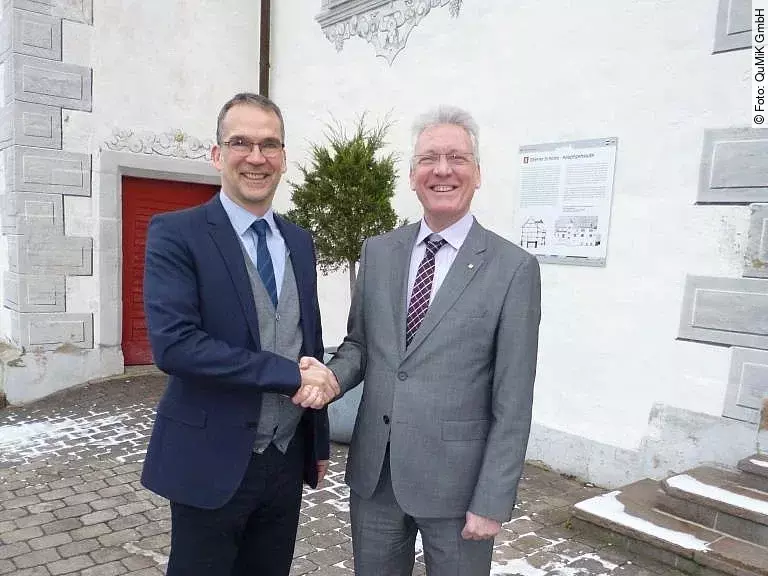 Thomas Jendges und Hans-Jürgen Hennes von QuMiK