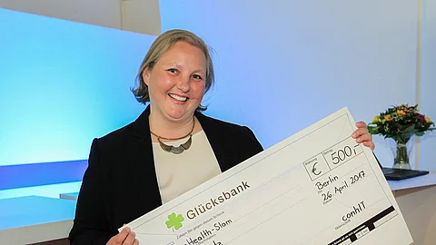 conhIT e-Health Slam Gewinnerin