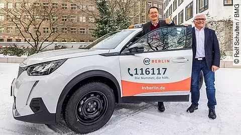 Prof. Karl Lauterbach und Dr. Burkhard Ruppert