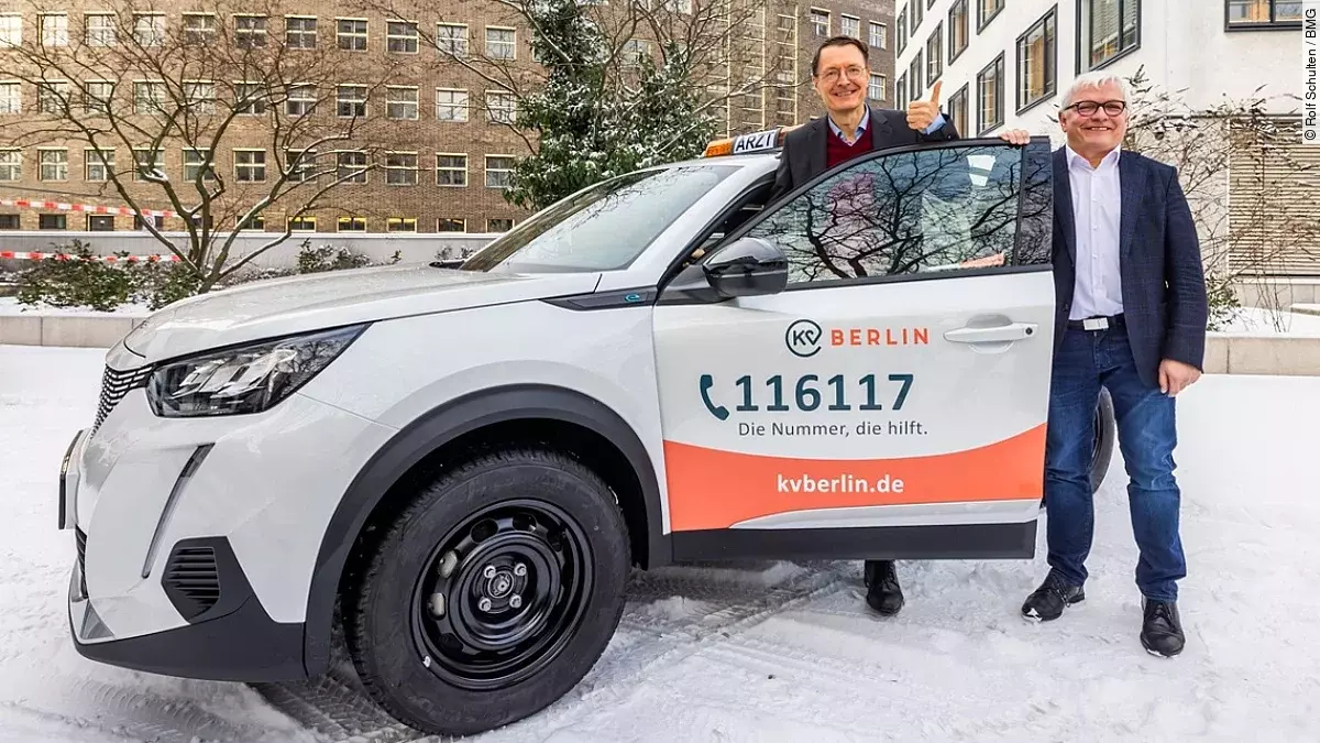 Prof. Karl Lauterbach und Dr. Burkhard Ruppert