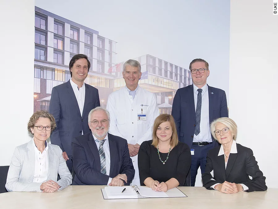 UKE unterzeichnet Vertrag mit Architekturbüro