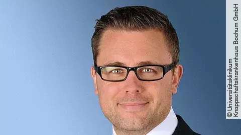 Dr. Tim Rahmel, Forscher am Universitätsklinikum Knappschaftskrankenhaus Bochum Dr. Tim Rahmel, Oberarzt am Universitätsklinikum Knappschaftskrankenhaus Bochum GmbH