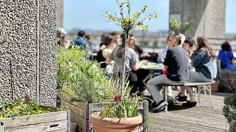 Dachterrasse am Vivantes Klinikum