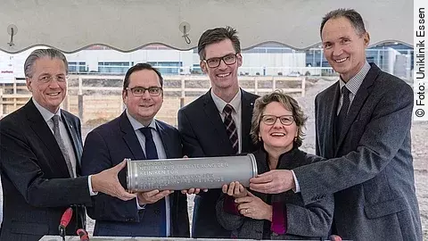 Grundsteinlegung der neuen HNO-Klinik in Essen
