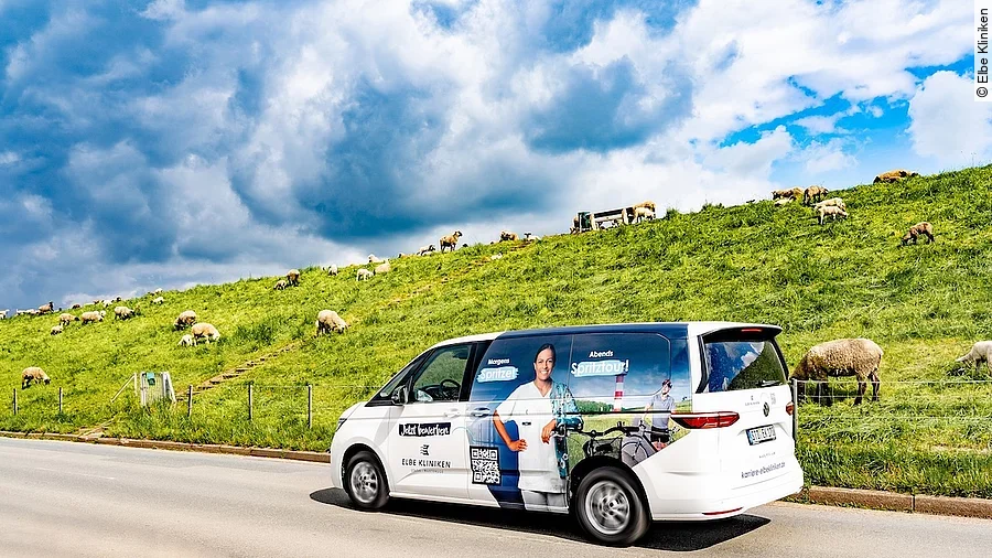 Tour-Bus der Elbe Kliniken