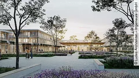 Plan Neubau Klinikum Lübbecker Land