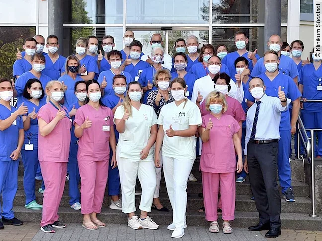 Mitarbeiter des Klinikums Südstadt in Rostock