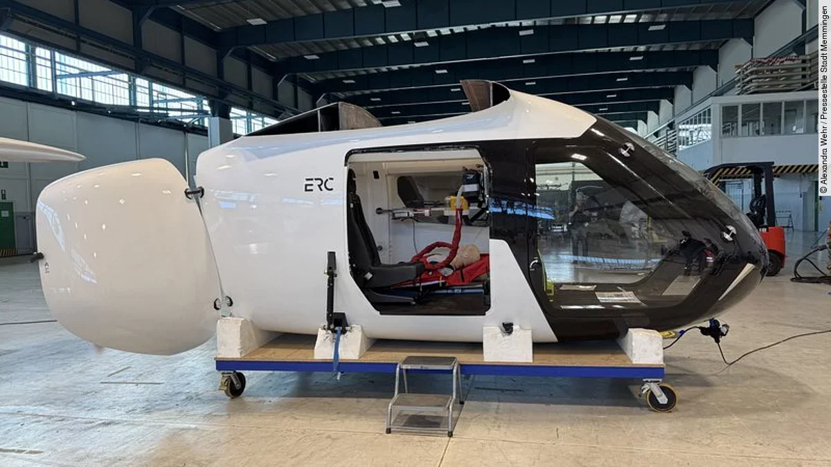 Prototyp des „Systems eResCopter“ 