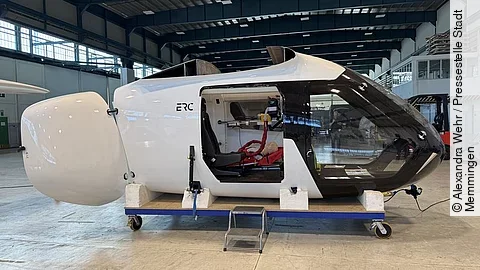 Prototyp des „Systems eResCopter“ 