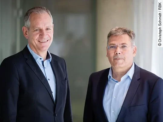 Prof. Mark Dominik Alscher und Frank Kohler