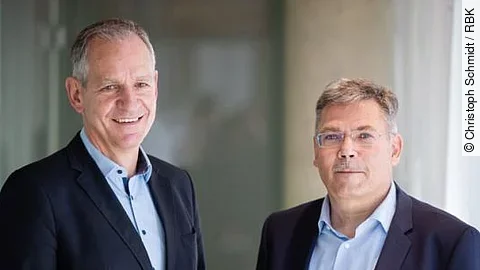 Prof. Mark Dominik Alscher und Frank Kohler