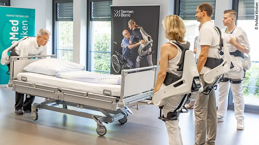 Exoskelette der RoMed Kliniken