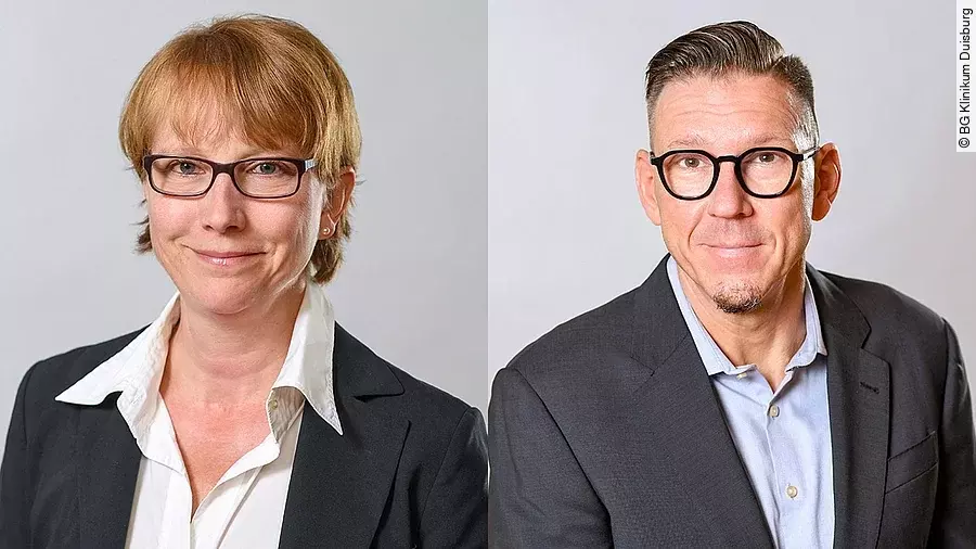 Claudia Kästner und Oliver Crone, Pflegedirektoren