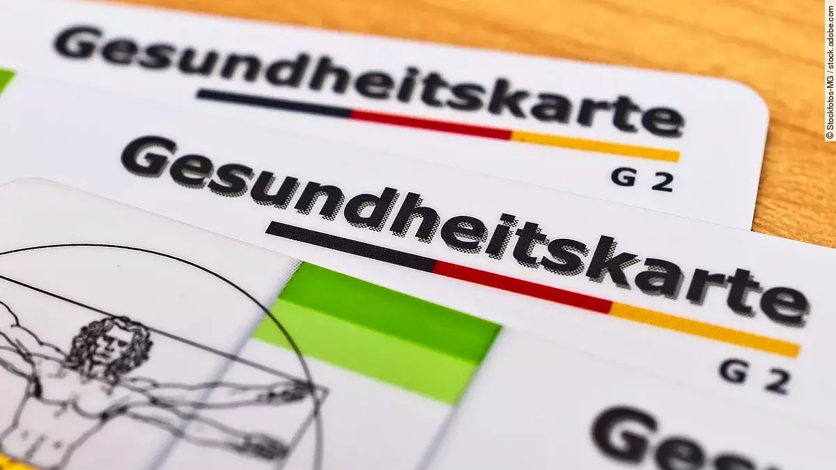 Gesundheitskarte Zwei Gesundheitskarten von Krankenkassen
