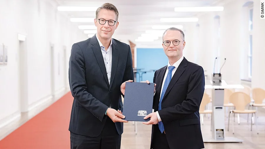 Markus Blume und Prof. Dr. Klaus Markstaller Markus Blume und Prof. Dr. Klaus Markstaller