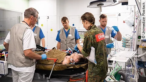 Schockraum-Team der Unimedizin Rostock