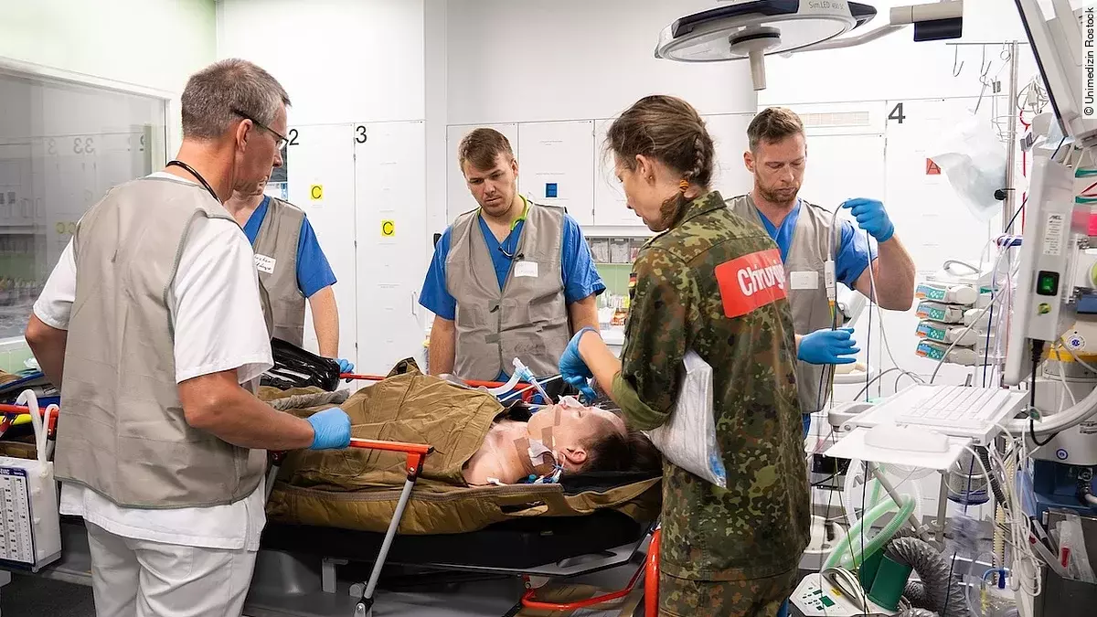 Schockraum-Team der Unimedizin Rostock