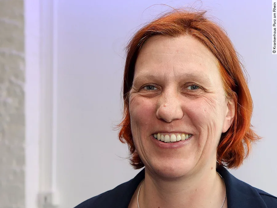Andrea Hopmann, Pflegedirektorin am Krankenhaus Porz am Rhein