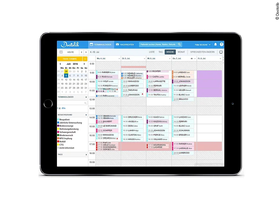 Online-Terminbuchung Doctolib