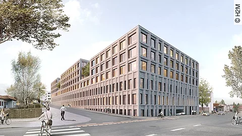 Neubau-Simulation des Alb-Donau Klinikums