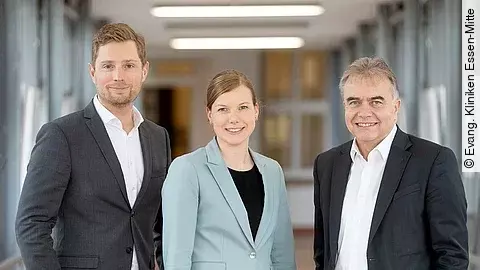 Hendrik Nordholt, Daniela Levy, Hans-Dieter Weigardt, Krankenhausverband Essen