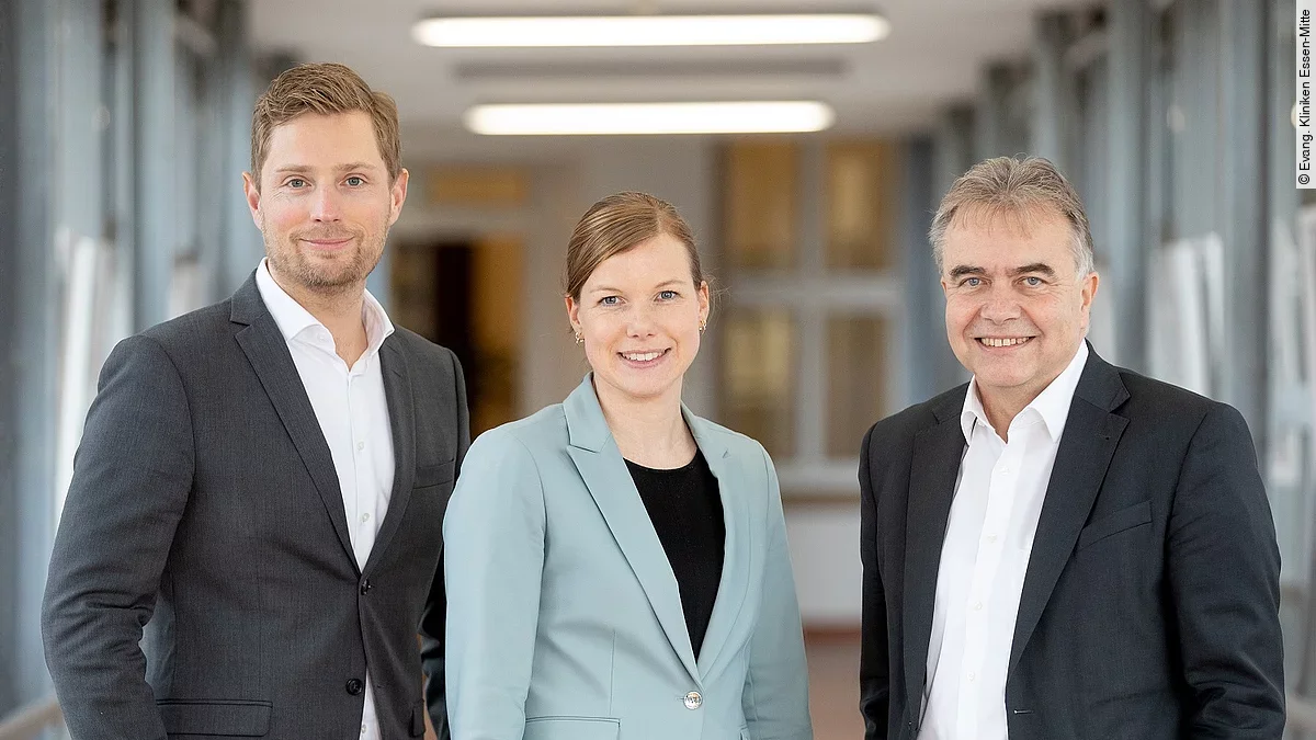 Hendrik Nordholt, Daniela Levy, Hans-Dieter Weigardt, Krankenhausverband Essen Hendrik Nordholt, Daniela Levy, Hans-Dieter Weigardt, Krankenhausverband Essen