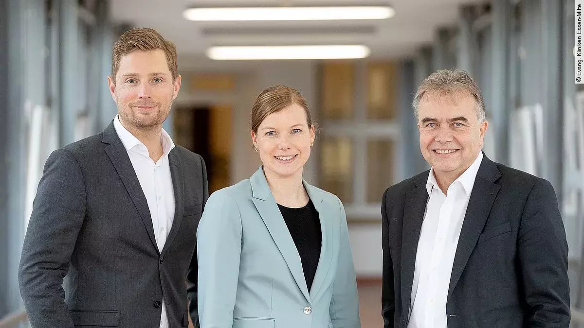 Hendrik Nordholt, Daniela Levy, Hans-Dieter Weigardt, Krankenhausverband Essen
