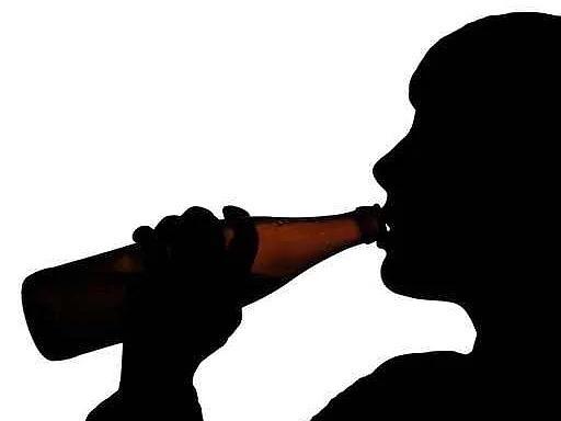 drinking beer