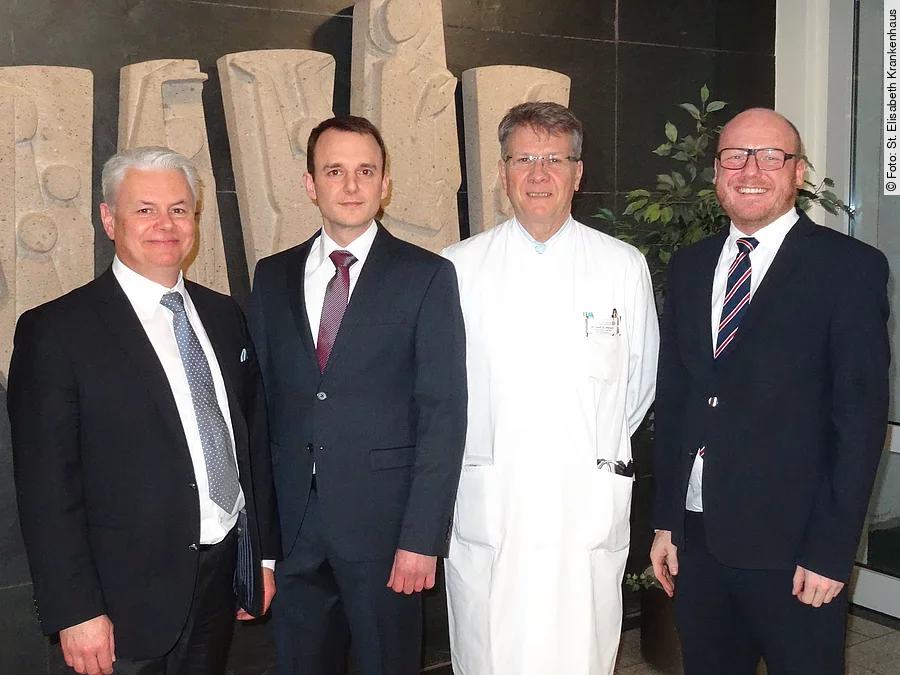 Begrüßung des neuen Pflegedirektors Mario Schneider