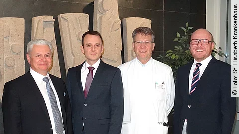 Begrüßung des neuen Pflegedirektors Mario Schneider