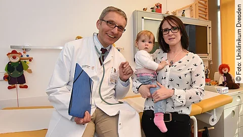 Reinhard Berner, Direktor der Klinik für Kinder- und Jugendmedizin in Dresden