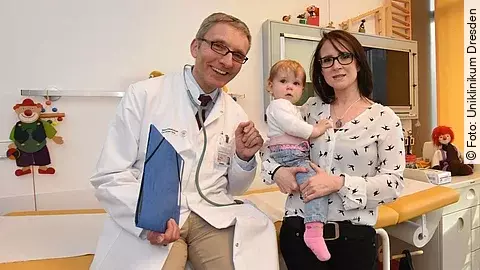 Reinhard Berner, Direktor der Klinik für Kinder- und Jugendmedizin in Dresden