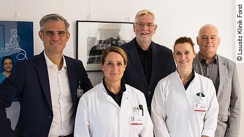 Führungsteam der Lausitz Klinik Forst