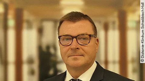 Dr. Holger Praßel, Geschäftsführer im Diak Klinikum in Schwäbisch Hall