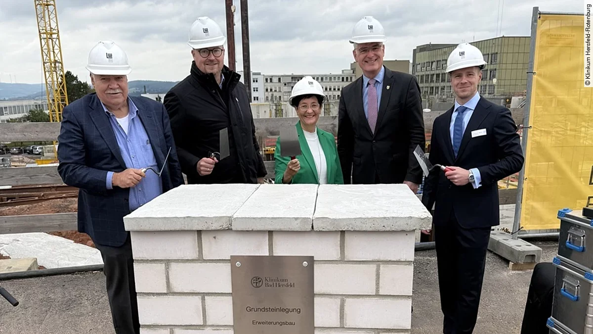Grundsteinlegung Klinikum Bad Hersfeld Grundsteinlegung Klinikum Bad Hersfeld