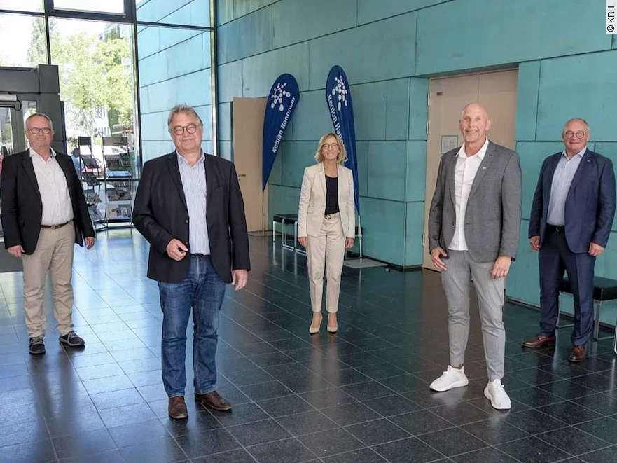 Aufsichtsrats-Chefs und Geschäftsführung des KRH Klinikum Region Hannover