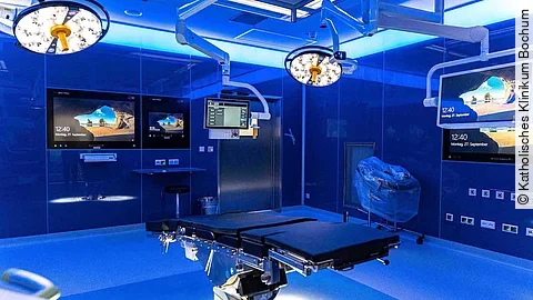 Der neue OP-Saal im Universitätsklinikum St. Josef-Hospital des KKB
